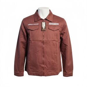 Men’s Primitive Demon Slayer Jacket in Brown Size Medium